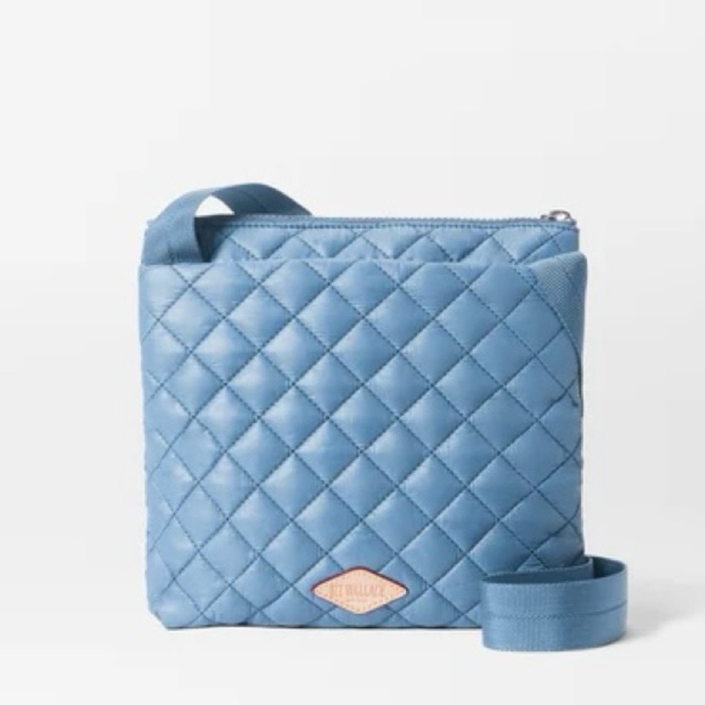 Mz Wallace Crosby Crossbody Bag Nylon Leather - Picture 2 of 5